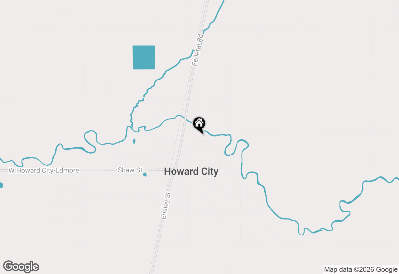 Map of 303 Rathburn, Howard City, MI 49329