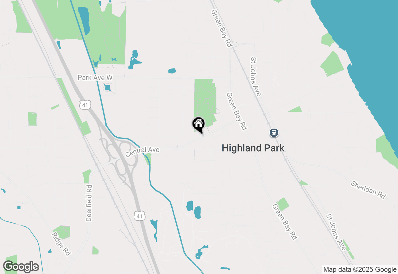 Map of 933 Central Avenue #6, Highland Park, IL 60035