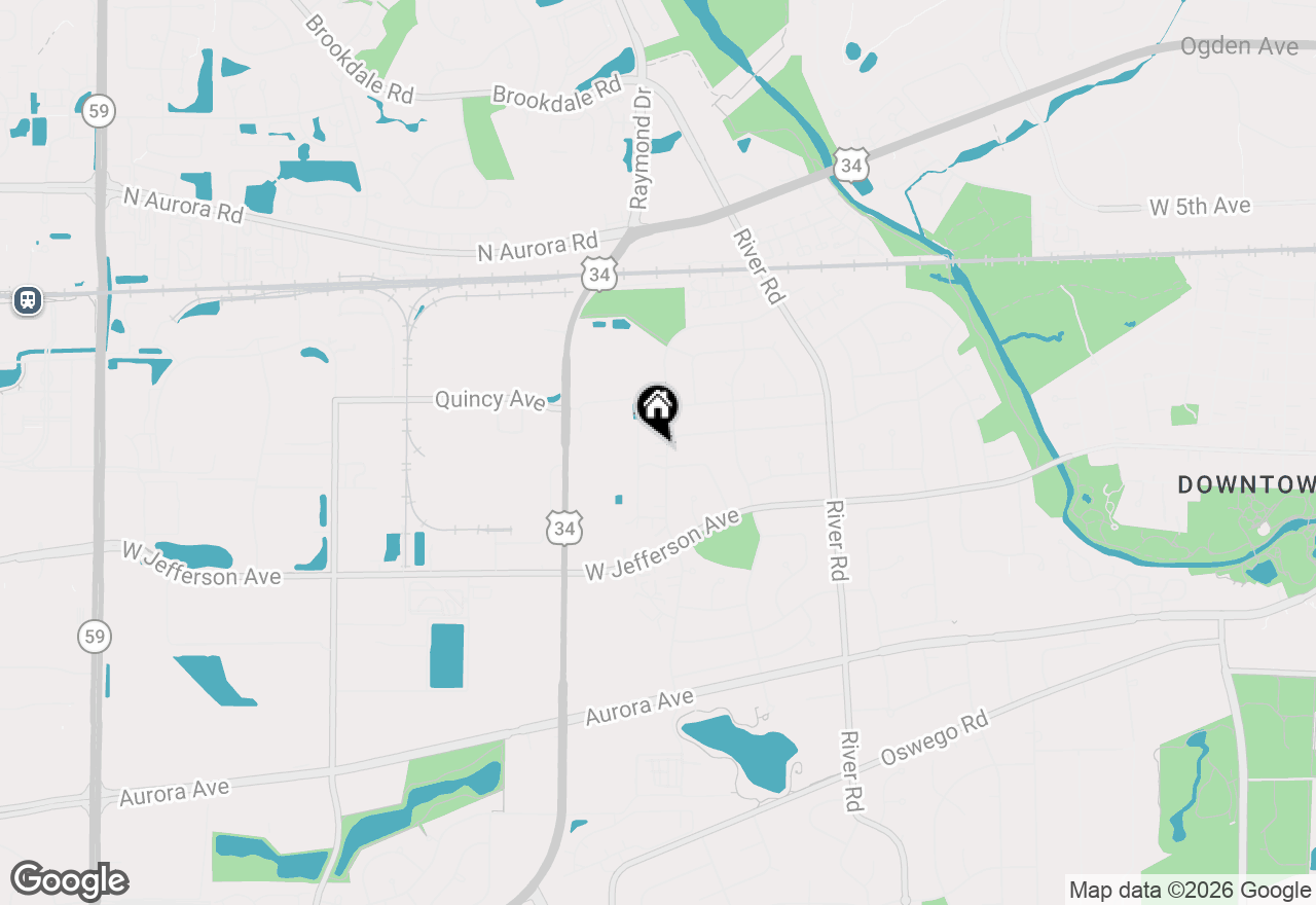 Map of 11 S Whispering Hills Drive, Naperville, IL 60540