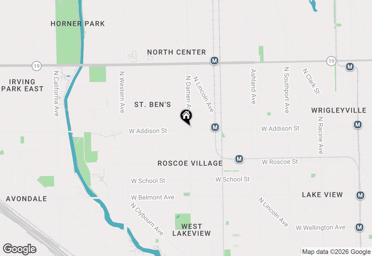 Map of 2008 W Addison Street #2, Chicago, IL 60618