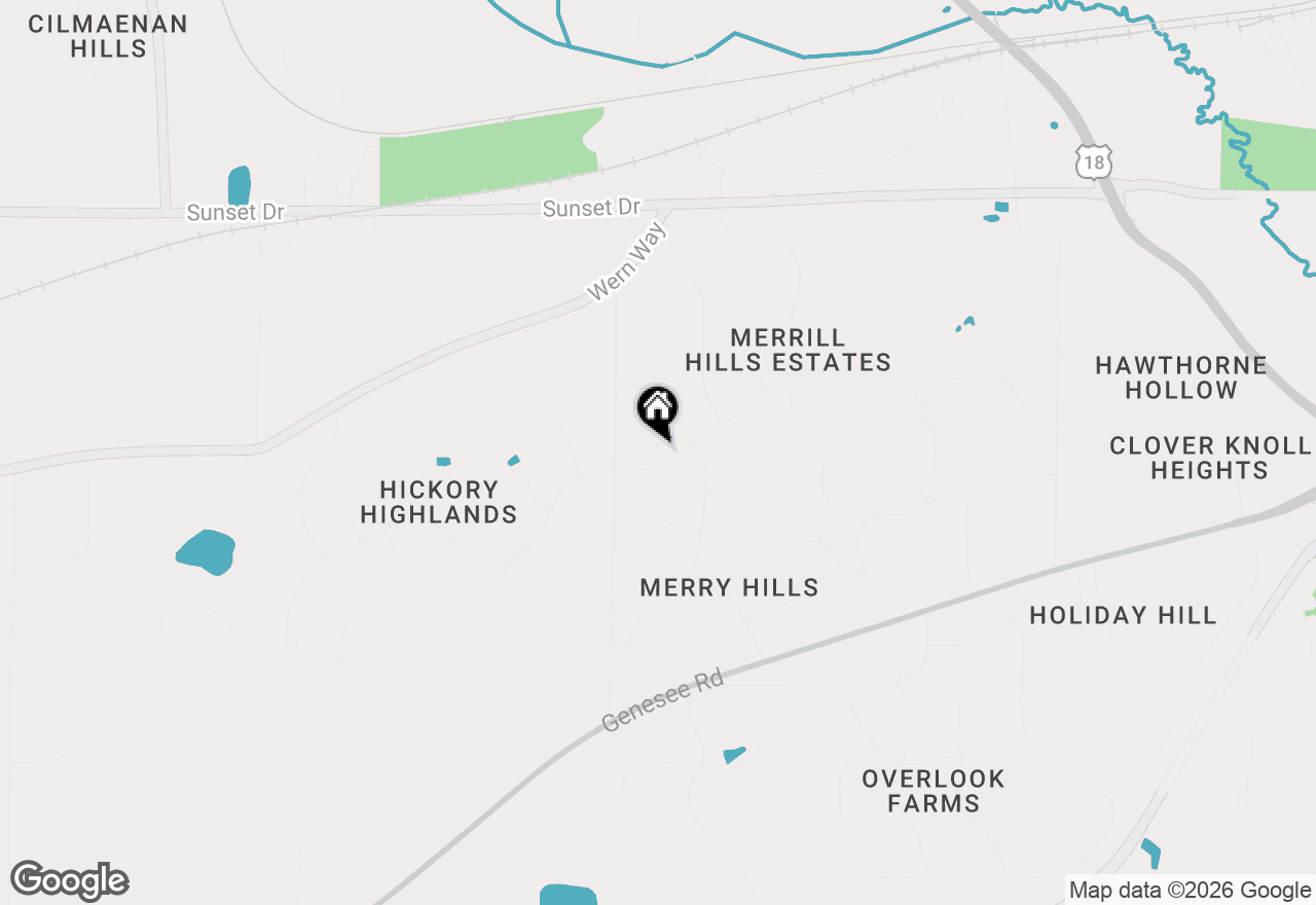 Map of S35W27905 Pheasant Run, Waukesha, WI 53189