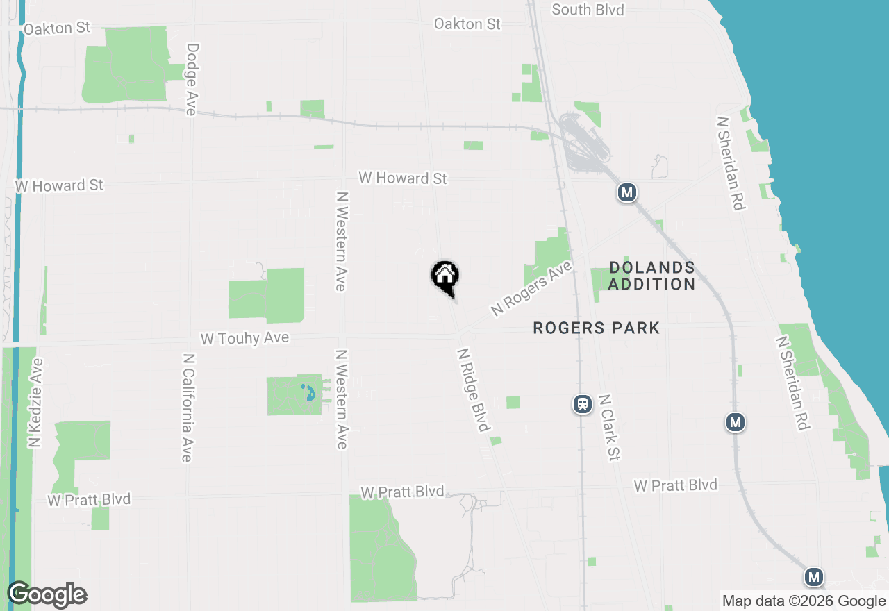 Map of 7248 N Ridge Boulevard, Chicago, IL 60645