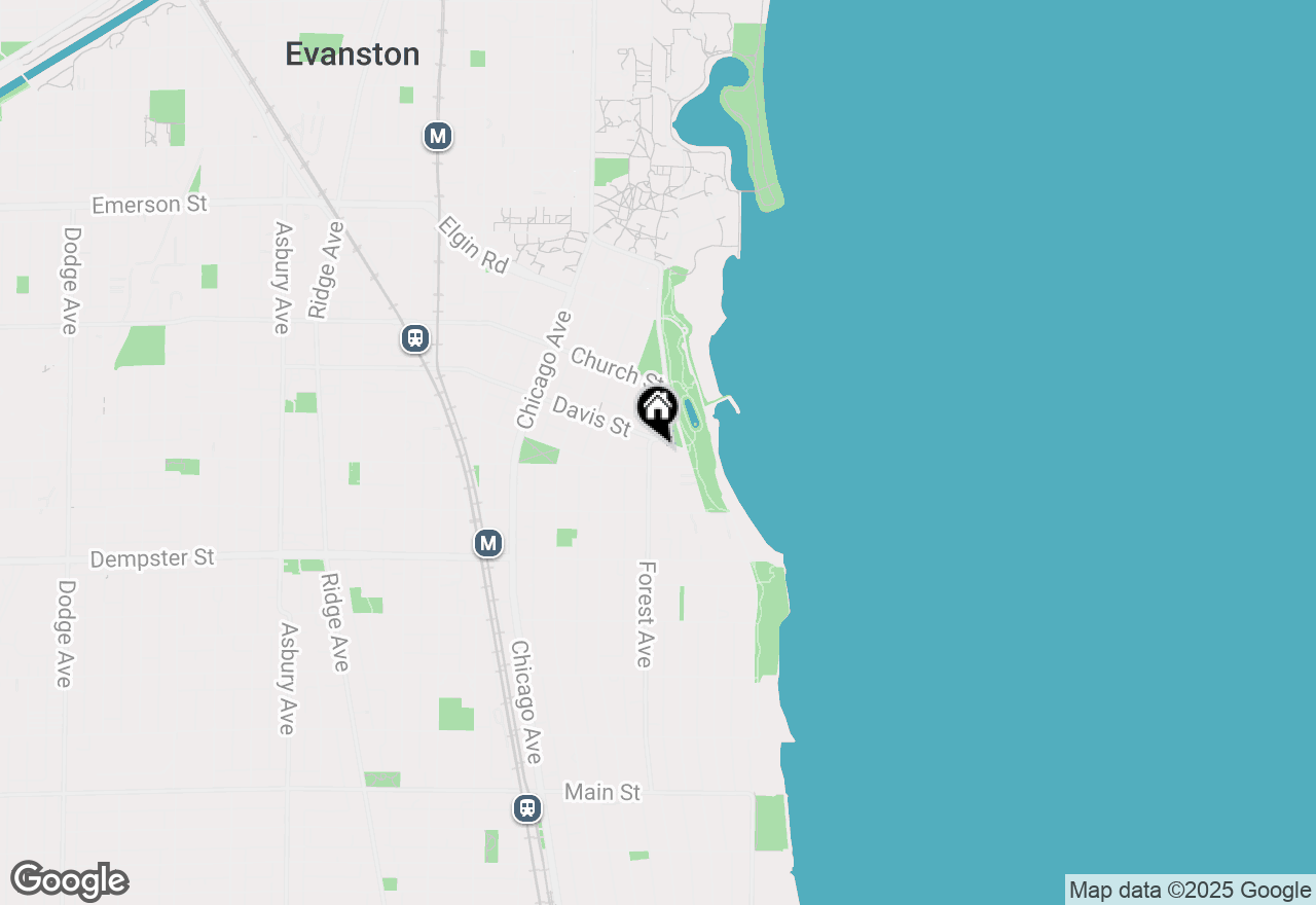 Map of 1509 Forest Avenue, Evanston, IL 60201