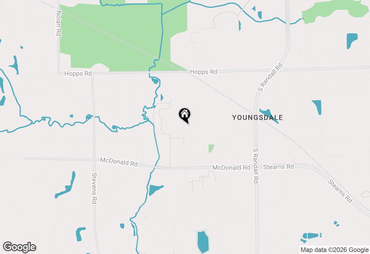 Map of 315 Thornwood Way #B, South Elgin, IL 60177