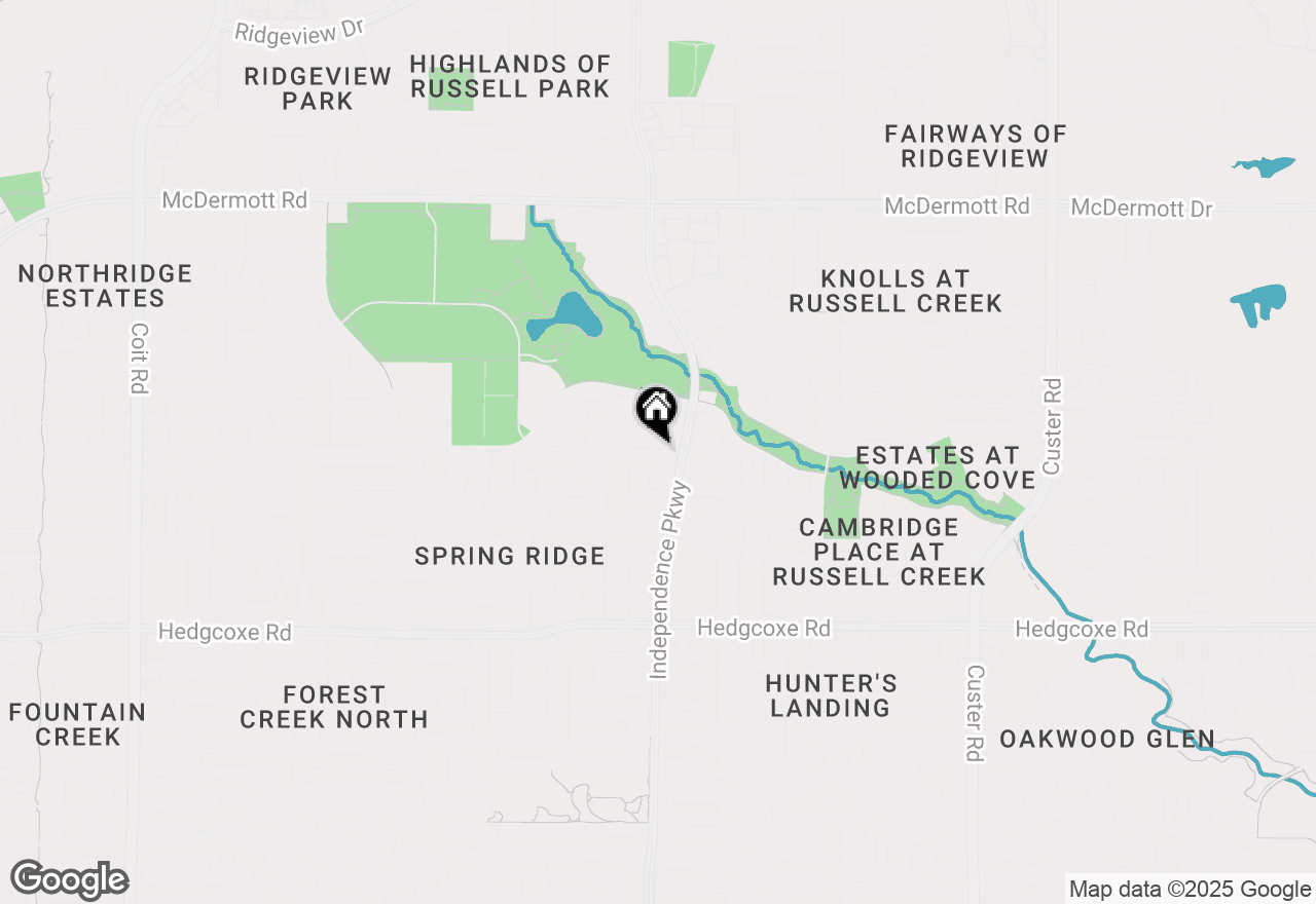 Map of 3009 Mill Ridge Drive, Plano, TX 75025