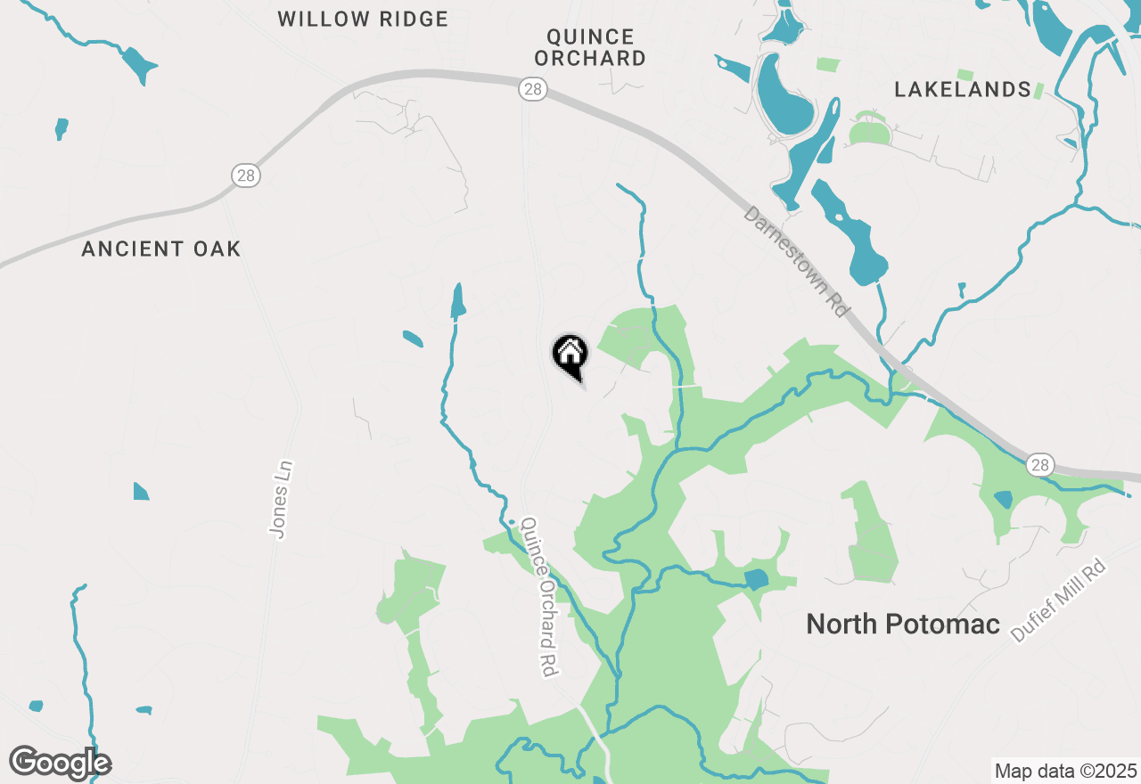 Map of 1 Apricot Court, Gaithersburg, MD 20878