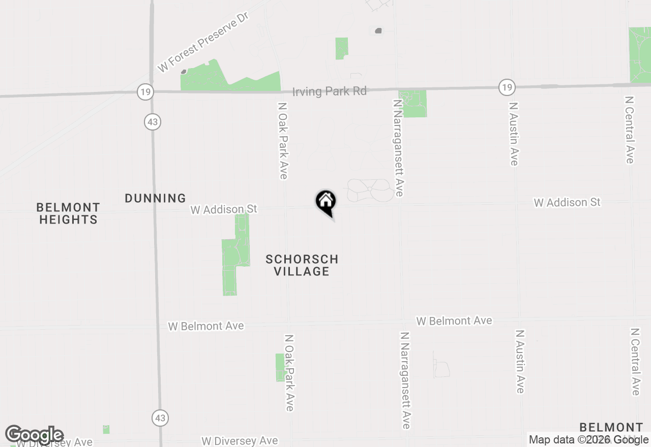 Map of 3524 N Natoma Avenue, Chicago, IL 60634