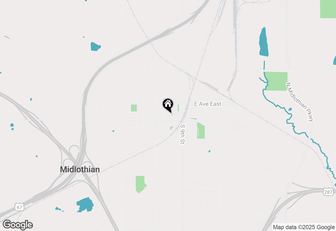 Map of 301 W Main Street, Midlothian, TX 76065