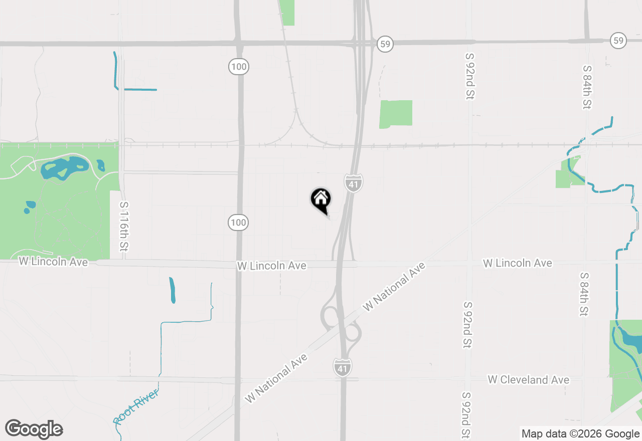 Map of 2135 S S 102 St #2137, West Allis, WI 53227