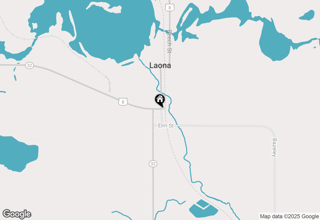 Map of 4881 Pine St, Laona, WI 54541