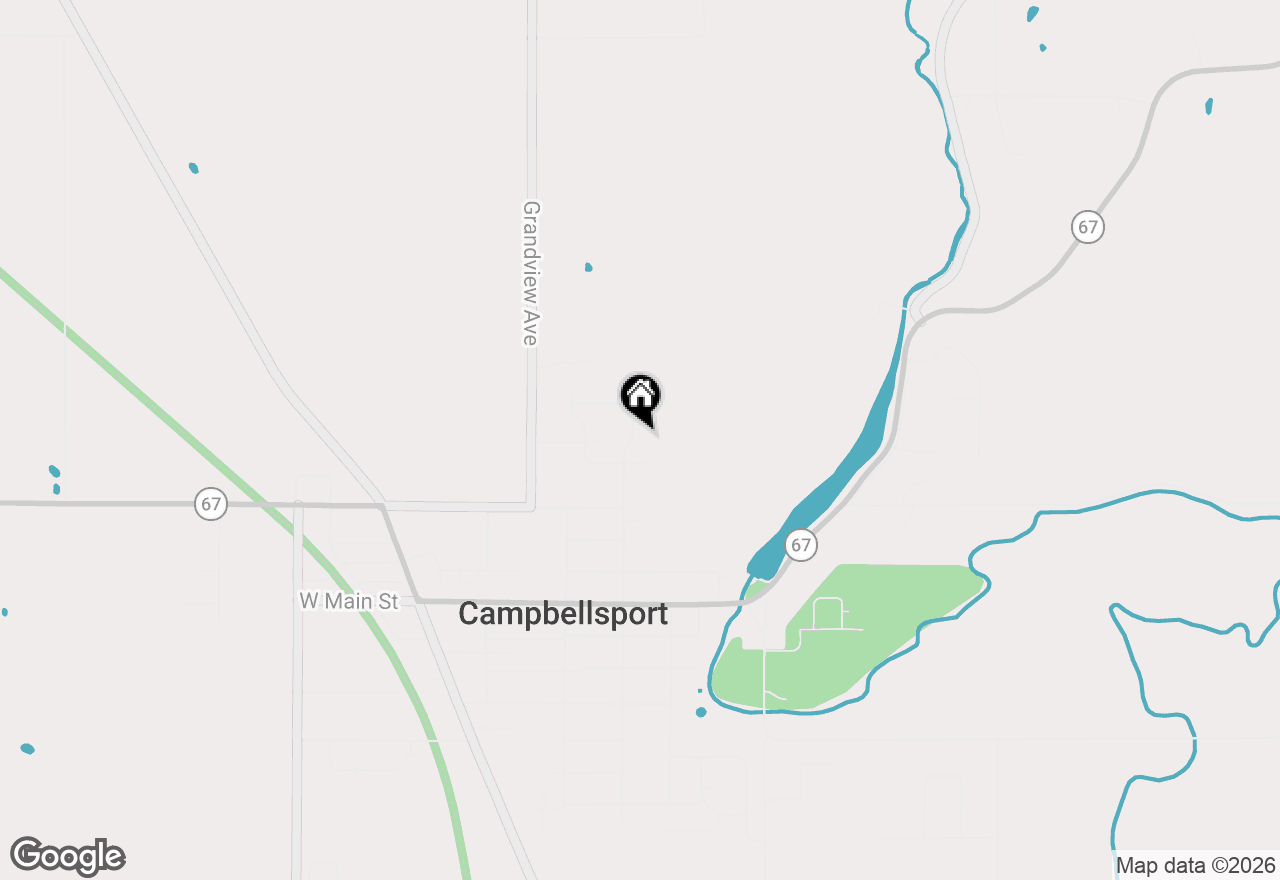 Map of 510 N Helena St, Campbellsport, WI 53010