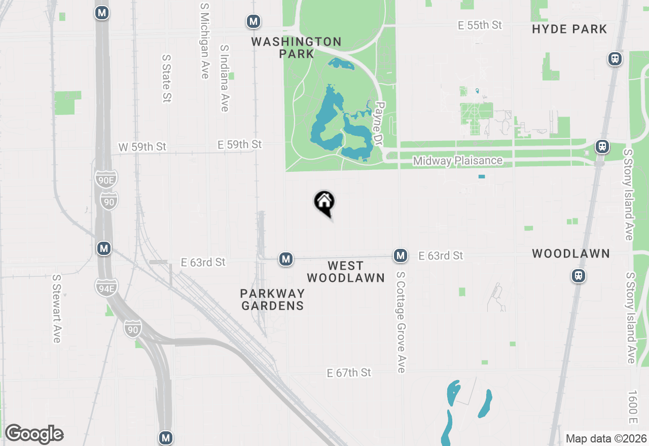 Map of 6148 S Rhodes Avenue, Chicago, IL 60637