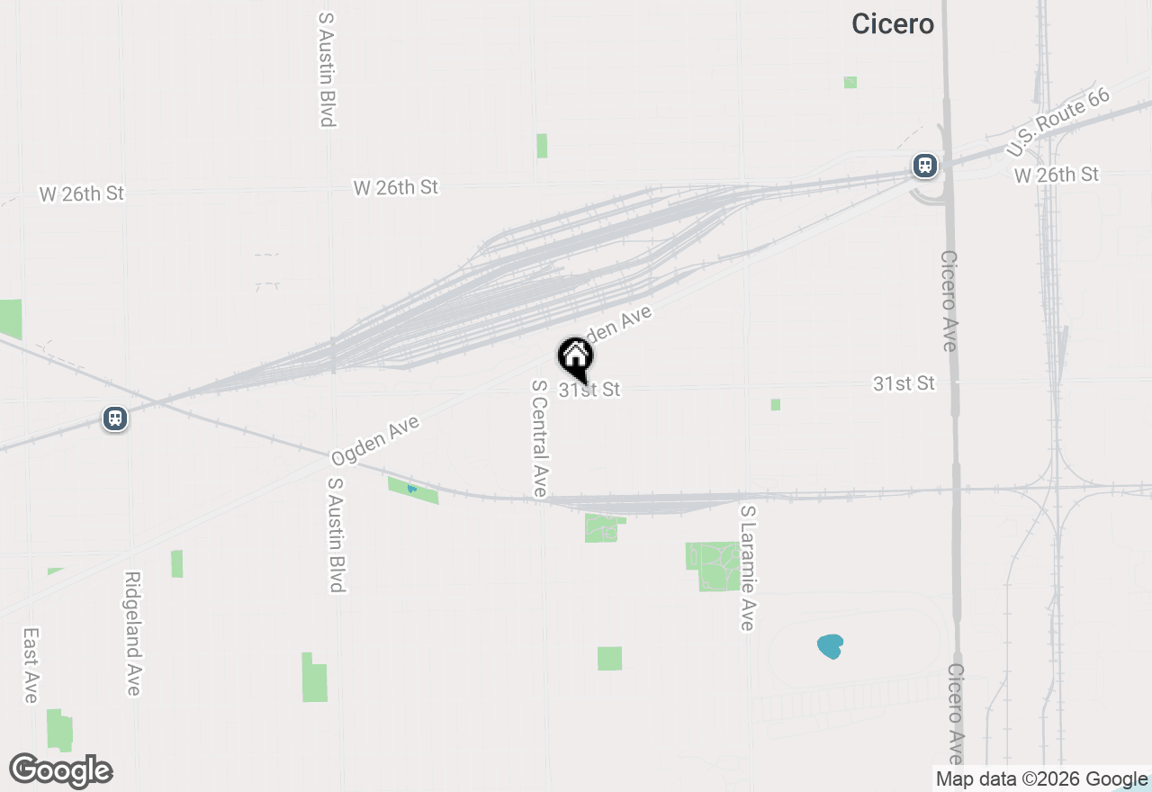 Map of 5511 W 31st Street, Cicero, IL 60804