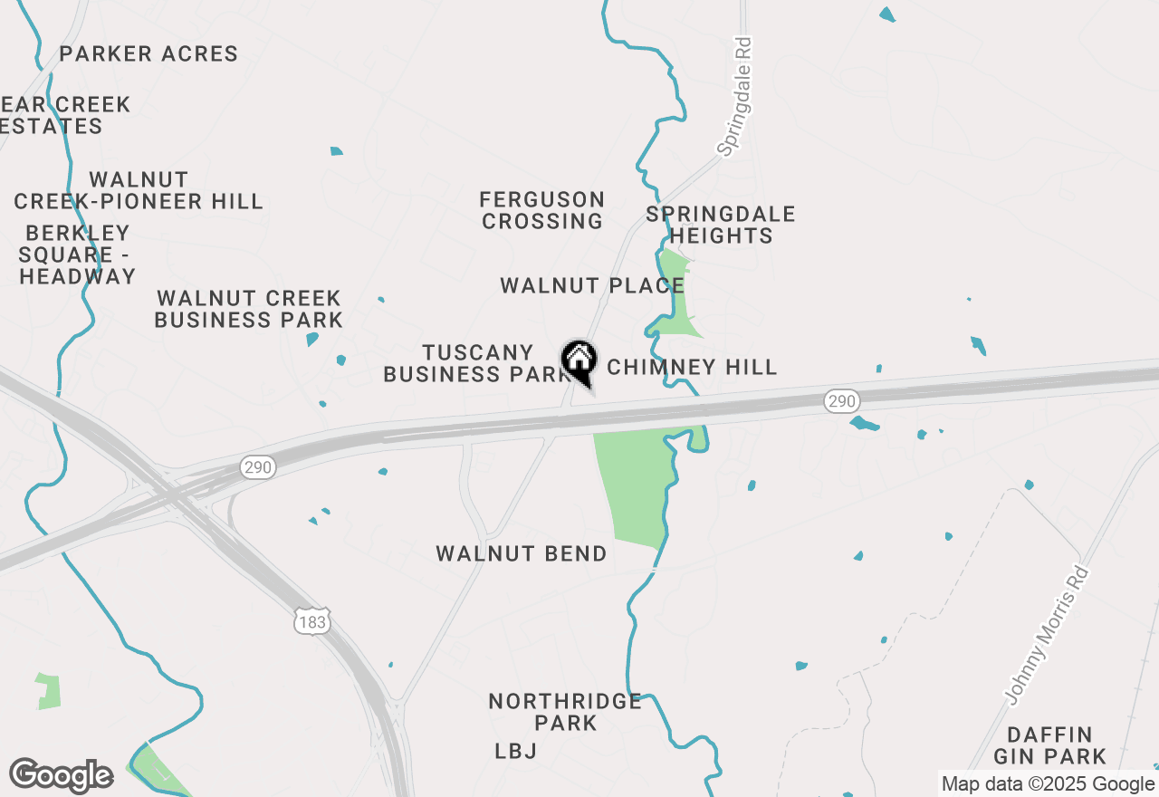 Map of 8501 Springdale Rd, Austin, TX 78754