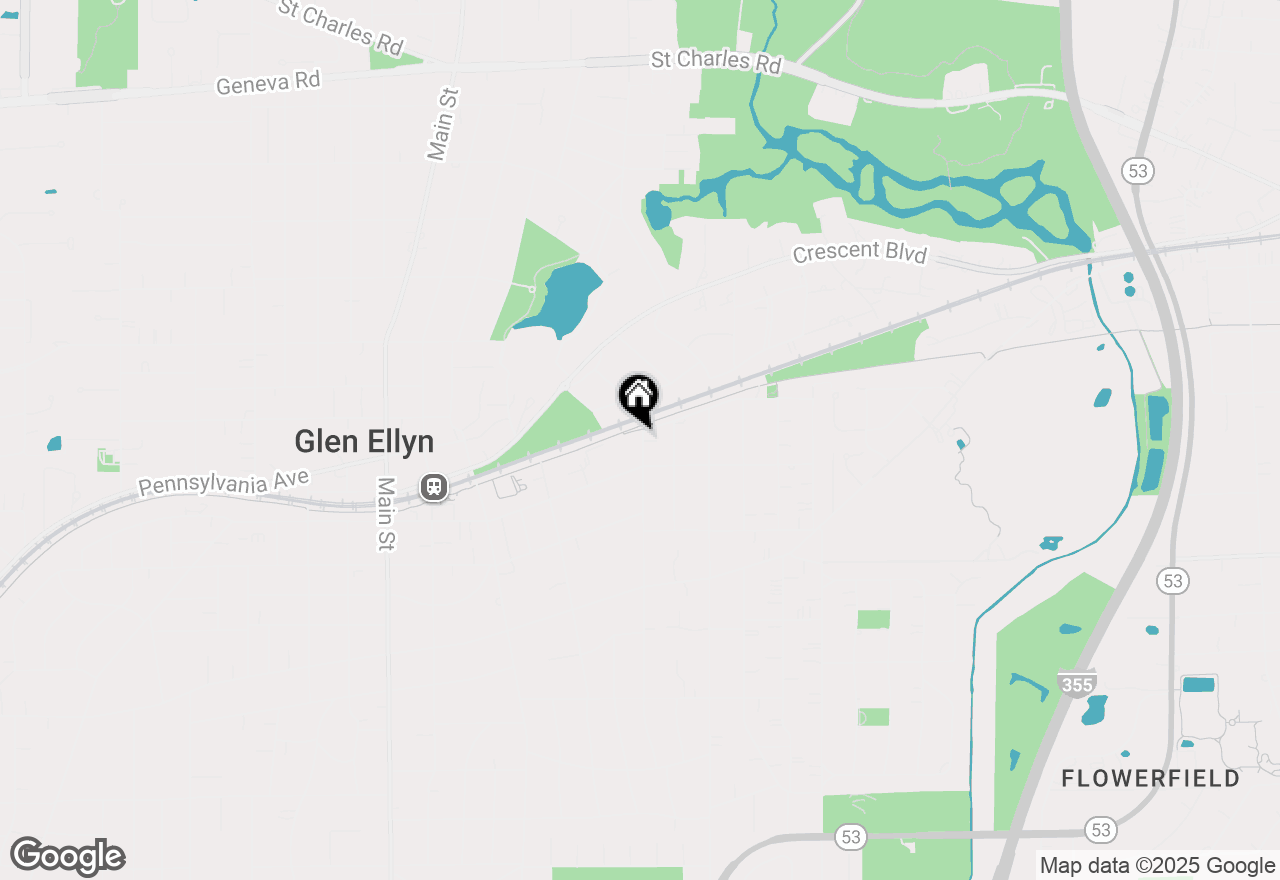 Map of 510 Taylor Avenue #A, Glen Ellyn, IL 60137