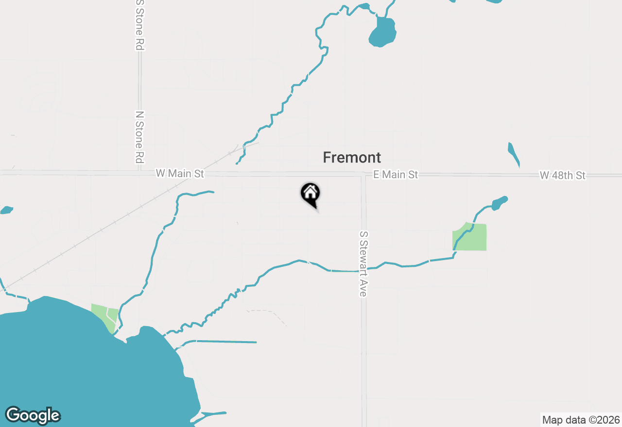 Map of 224 S Division Avenue, Fremont, MI 49412