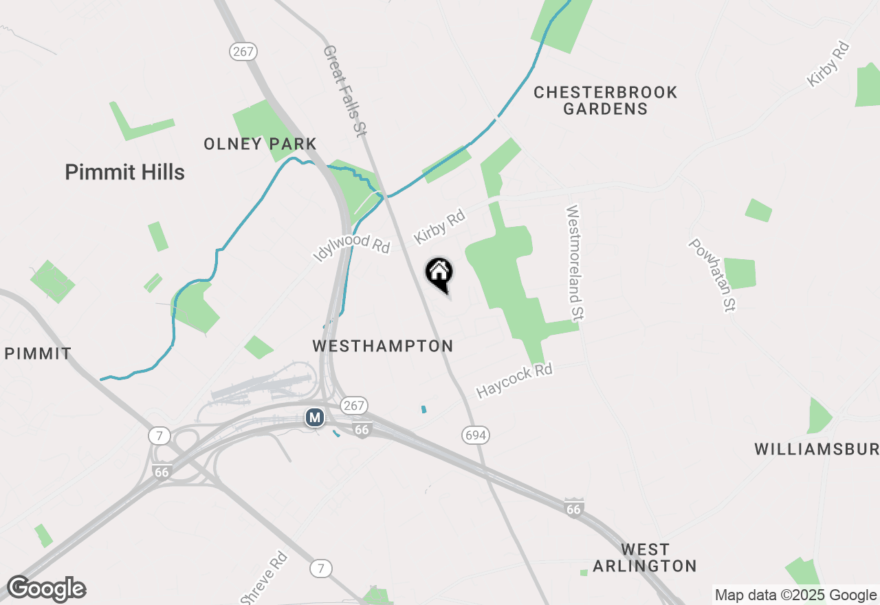 Map of 2051 Gervais Dr, Falls Church, VA 22043