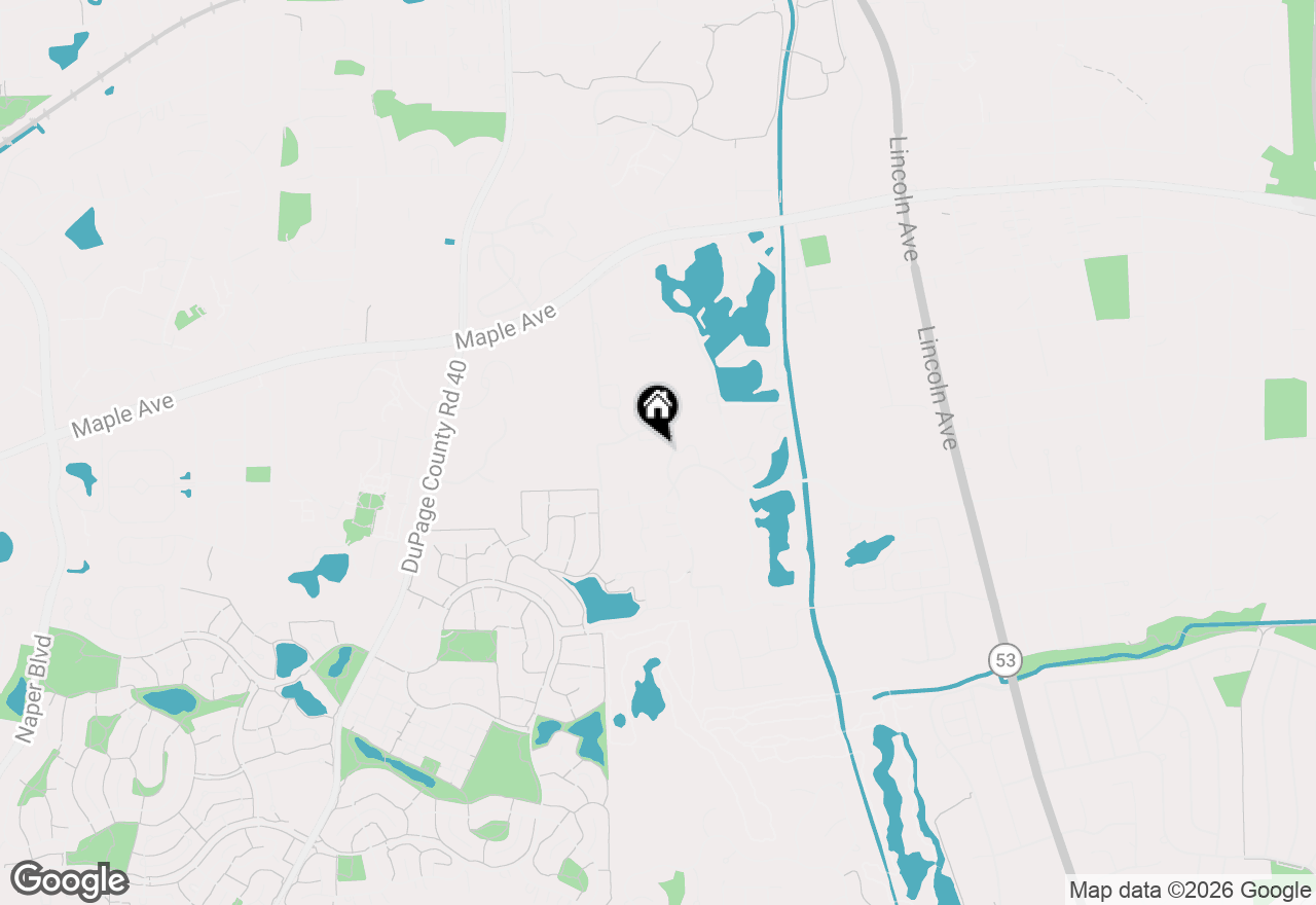 Map of (Address confidential), Lisle, Illinois 60532