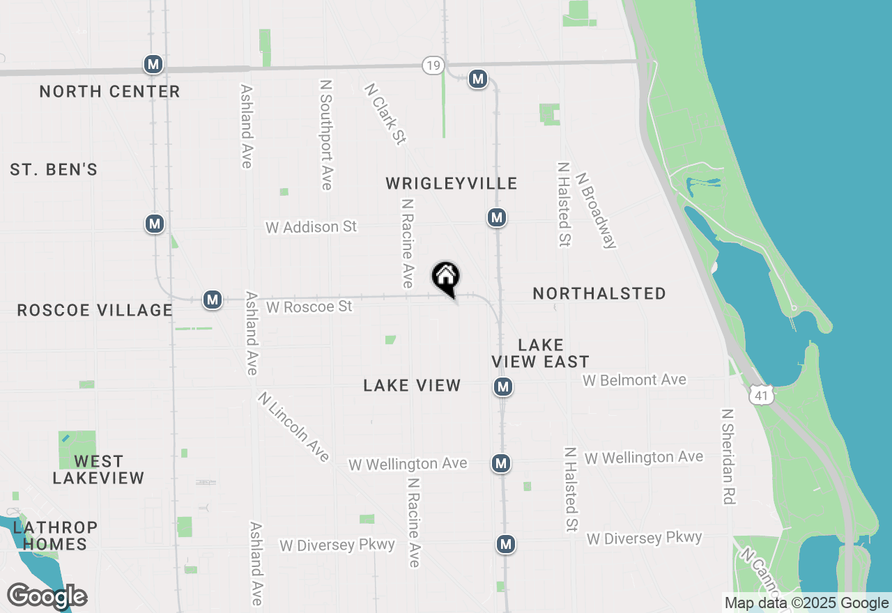 Map of 3358 N Seminary Avenue #1, Chicago, IL 60657