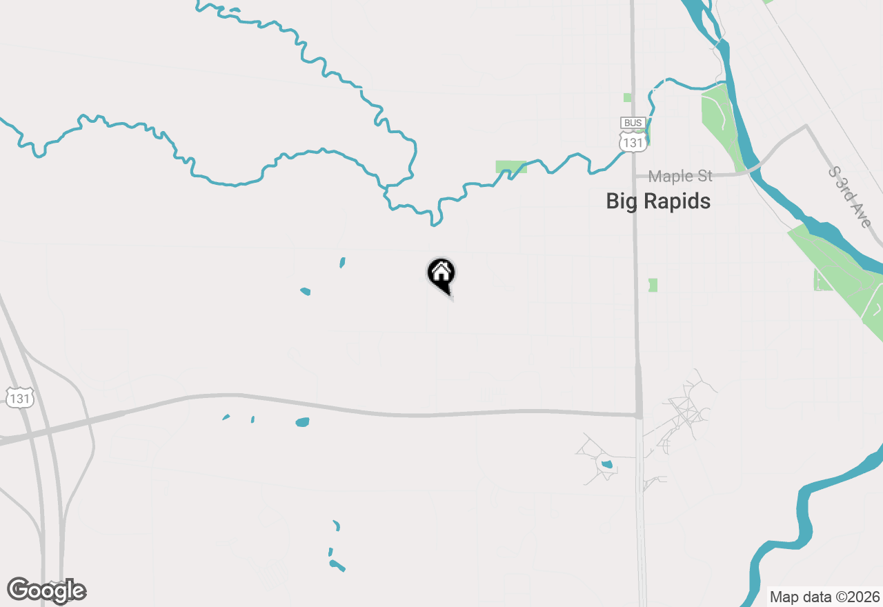 Map of 514 Bailey Drive, Big Rapids, MI 49307