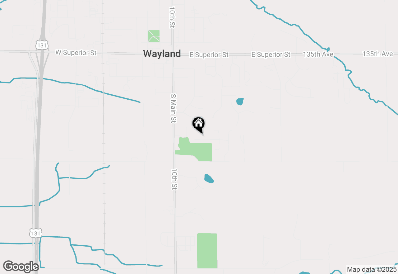 Map of 329 Willow Run Drive, Wayland, MI 49348