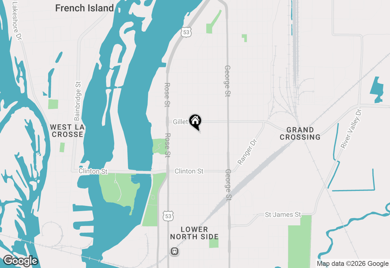 Map of 1513 Liberty St, La Crosse, WI 54603