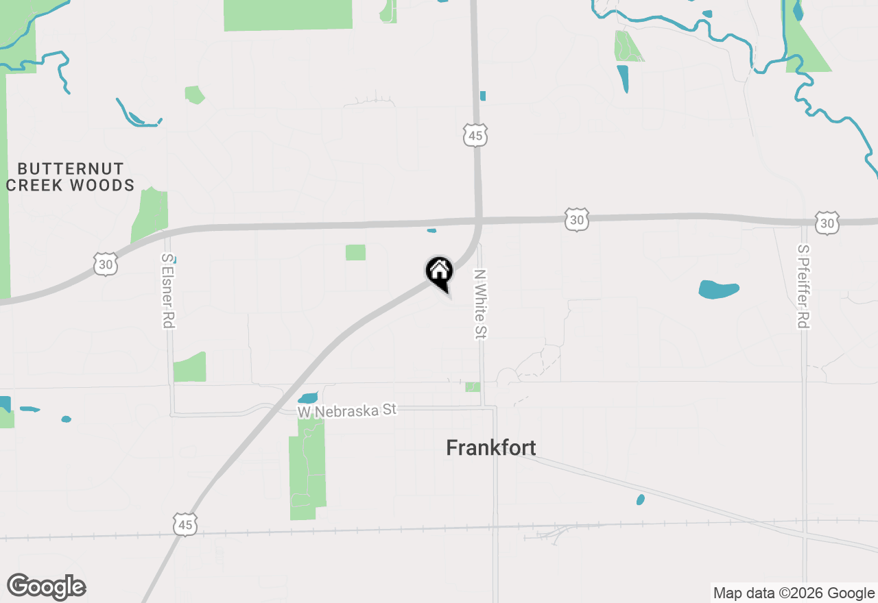 Map of 9730 Folkers Drive, Frankfort, IL 60423