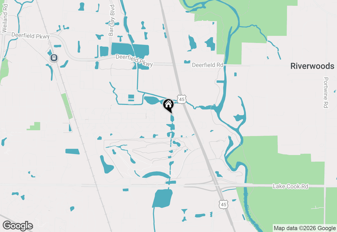 Map of 399 Catbird Lane, Deerfield, IL 60015