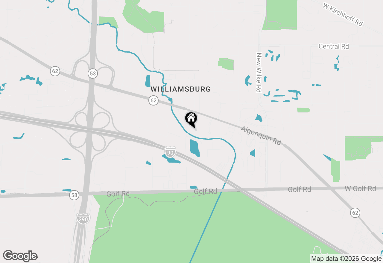 Map of 5000 Carriageway Drive #305, Rolling Meadows, IL 60008
