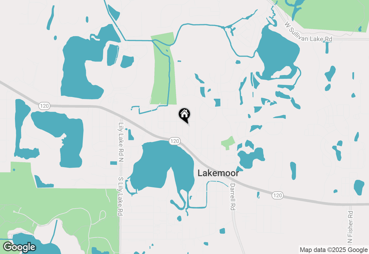 Map of 418 Santa Barbara Road, Lakemoor, IL 60051