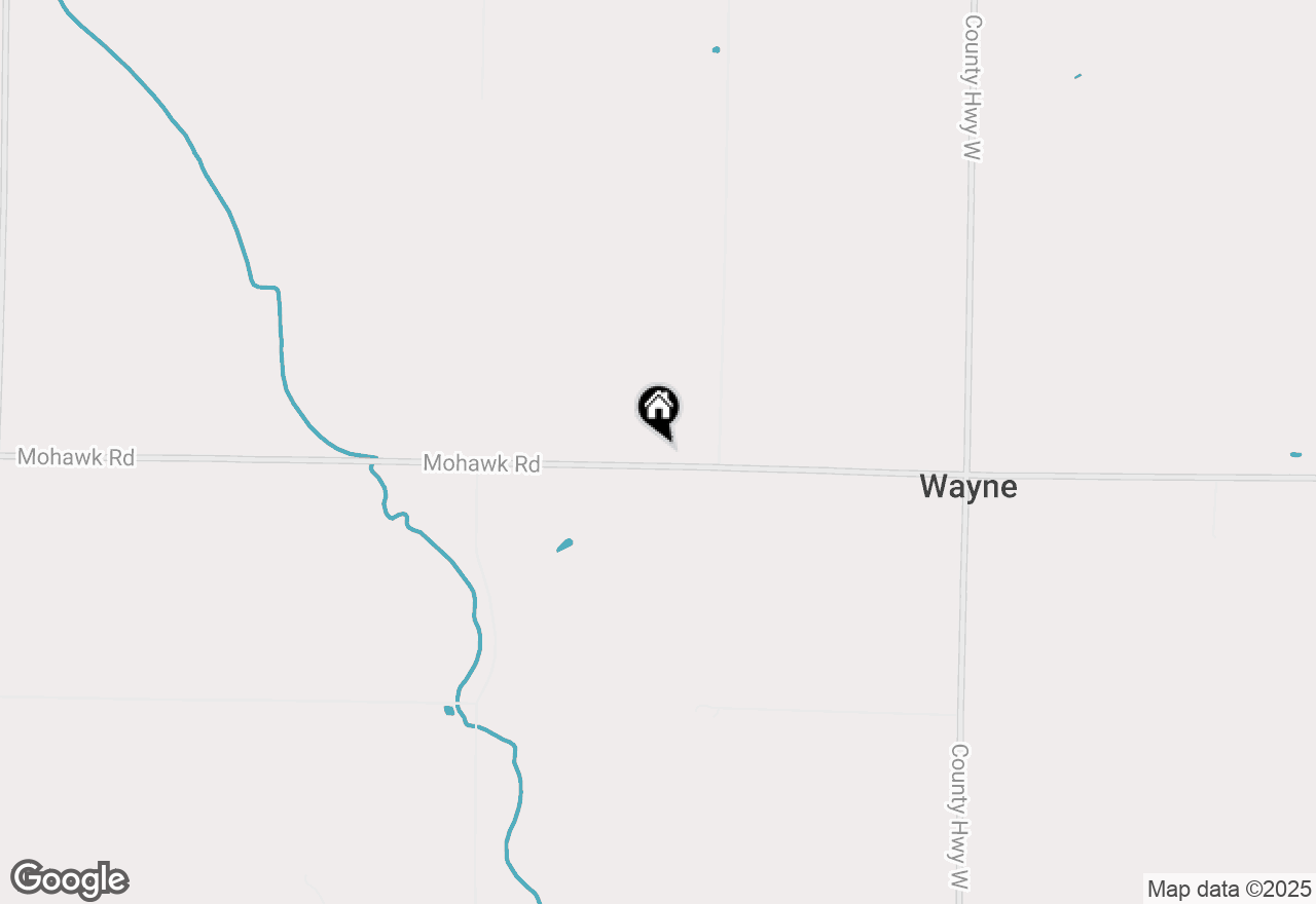 Map of 5954 Mohawk Rd, Campbellsport, WI 53010