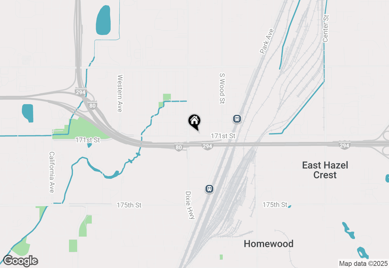 Map of 17084 Winchester Avenue, Hazel Crest, IL 60429