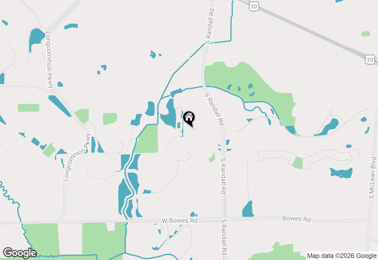 Map of 585 Tuscan View Drive, Elgin, IL 60124
