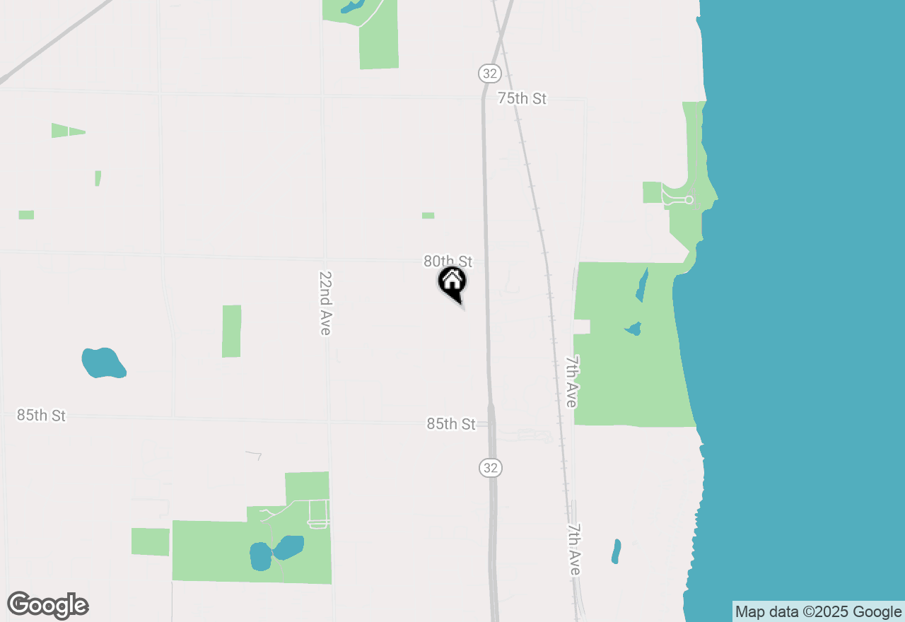 Map of 8109 15th Ave, Kenosha, WI 53143