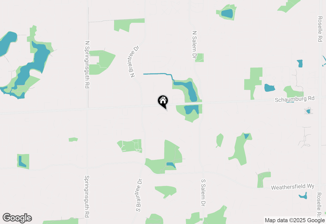 Map of 1030 Helene Lane, Schaumburg, IL 60193