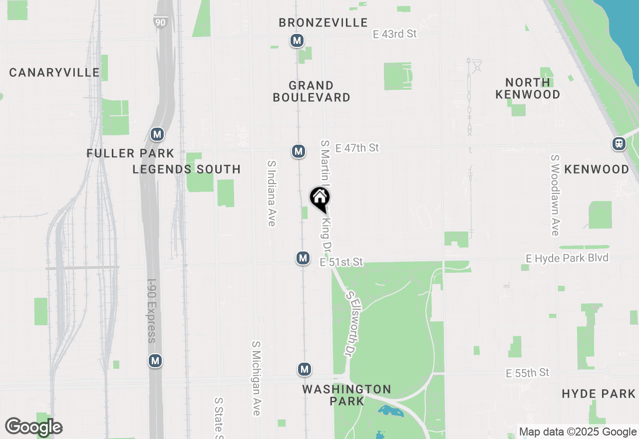 Map of 4924 S King Drive #2S, Chicago, IL 60615