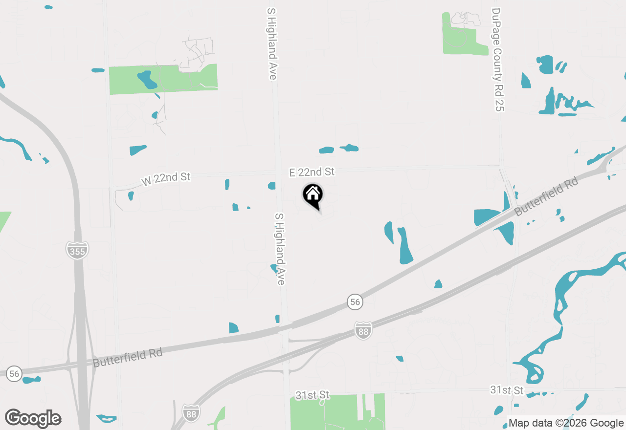 Map of 347 Summit Circle, Lombard, IL 60148