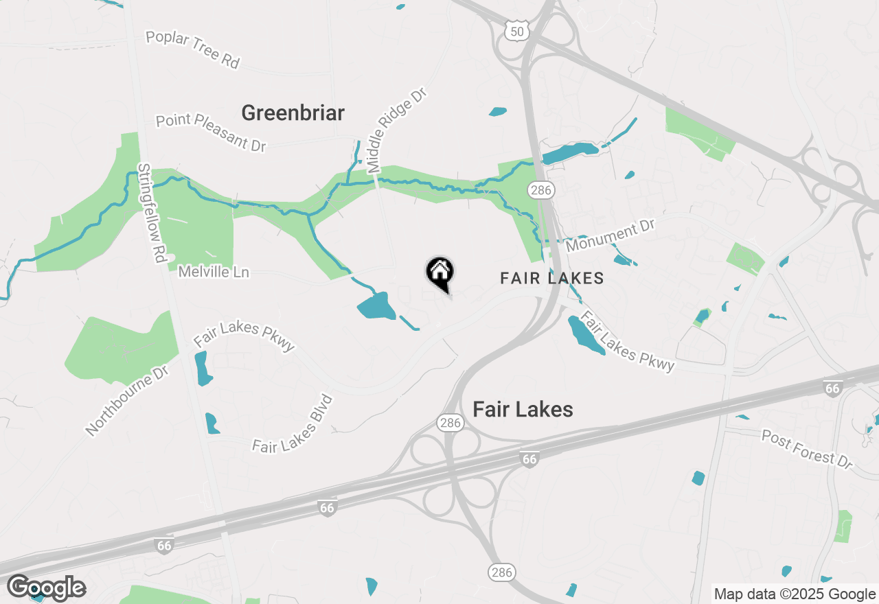 Map of 12901 Fair Briar Lane, Fairfax, VA 22033