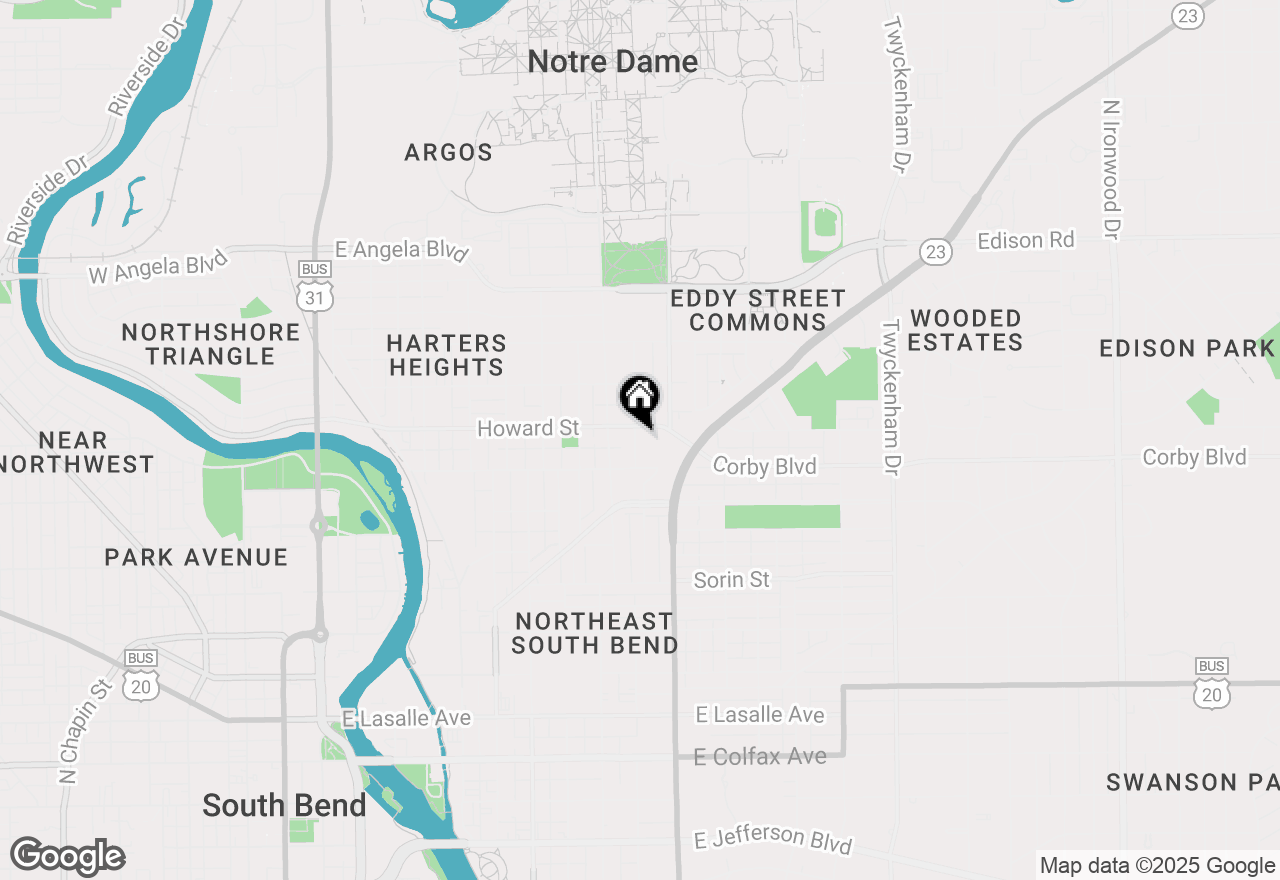 Map of 960 N Frances Street #12, South Bend, IN 46617