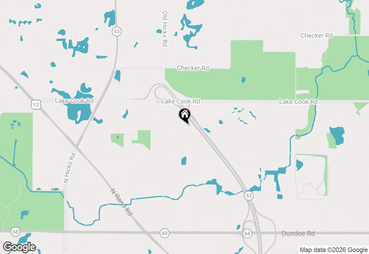 Map of 1180 E Nichols Road #7B, Palatine, IL 60074