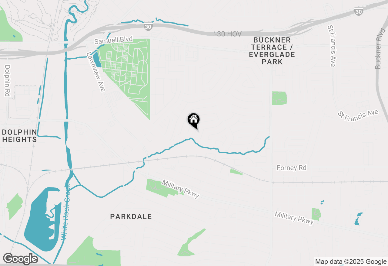 Map of 4722 Fallon Place, Dallas, TX 75227