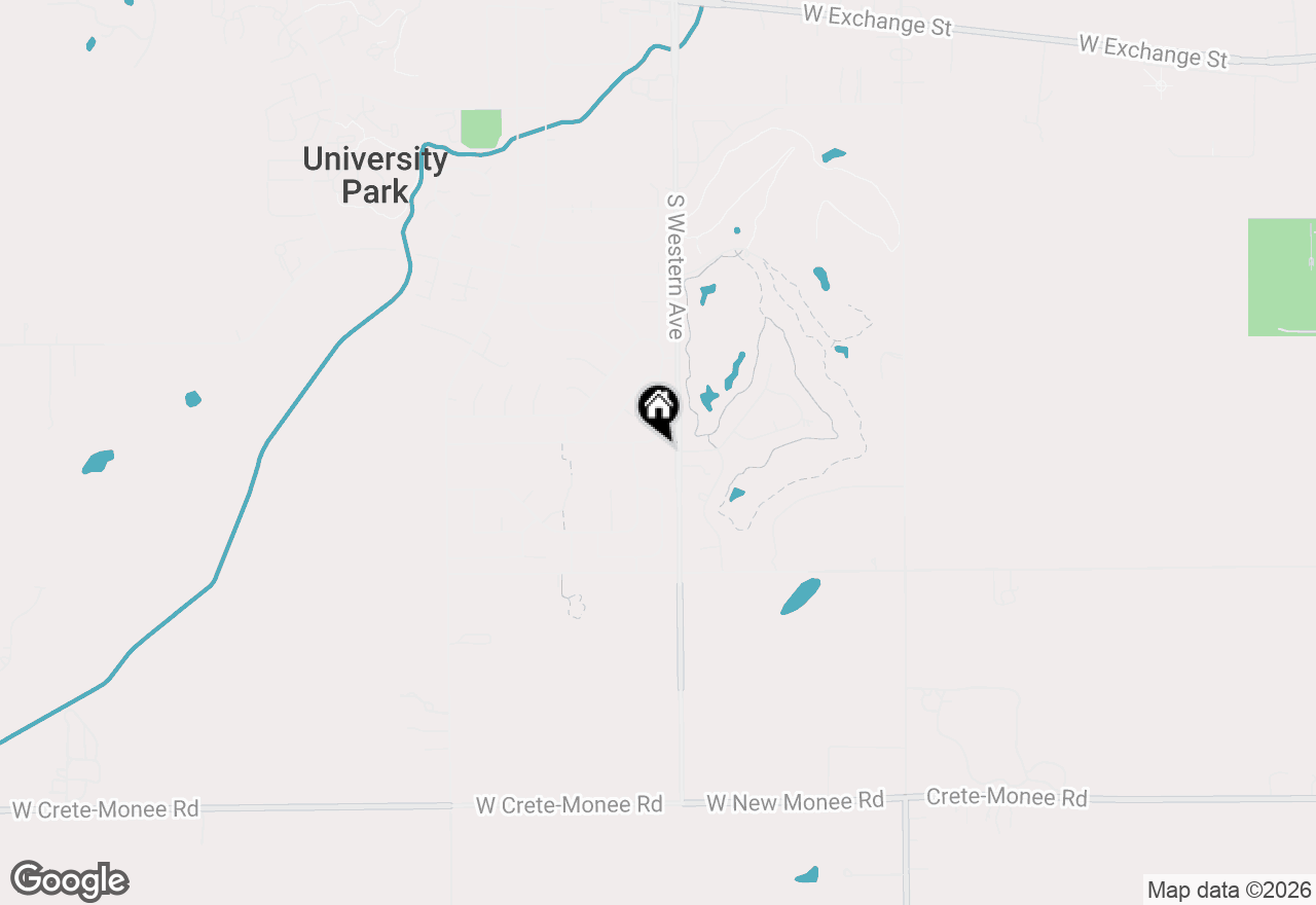 Map of (Address confidential), University Park, Illinois 60484