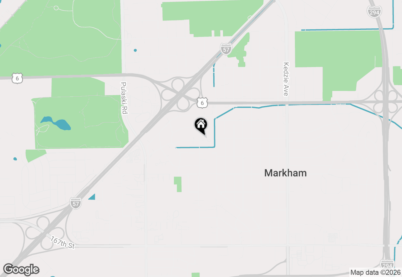 Map of 3638 Blackstone Avenue, Markham, IL 60428