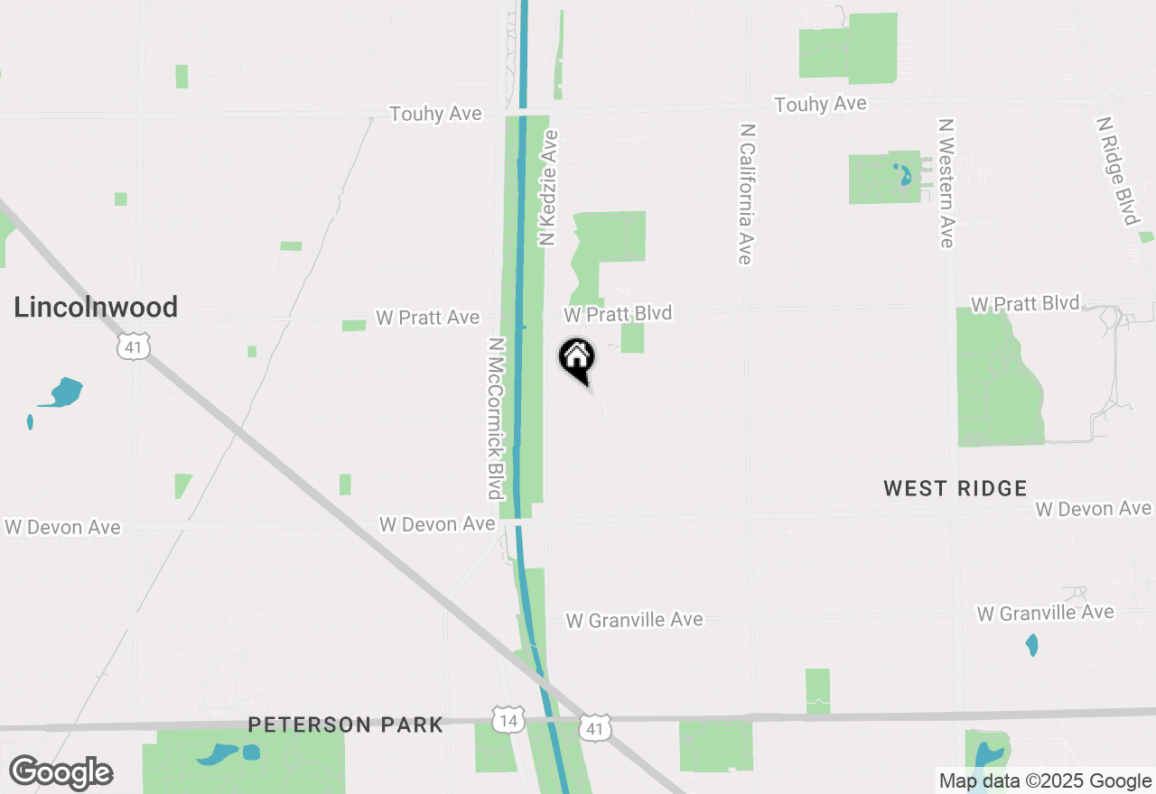 Map of 3110 W Wallen Avenue, Chicago, IL 60645