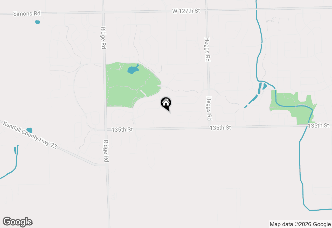 Map of 26252 W Sablewood Circle, Plainfield, IL 60585