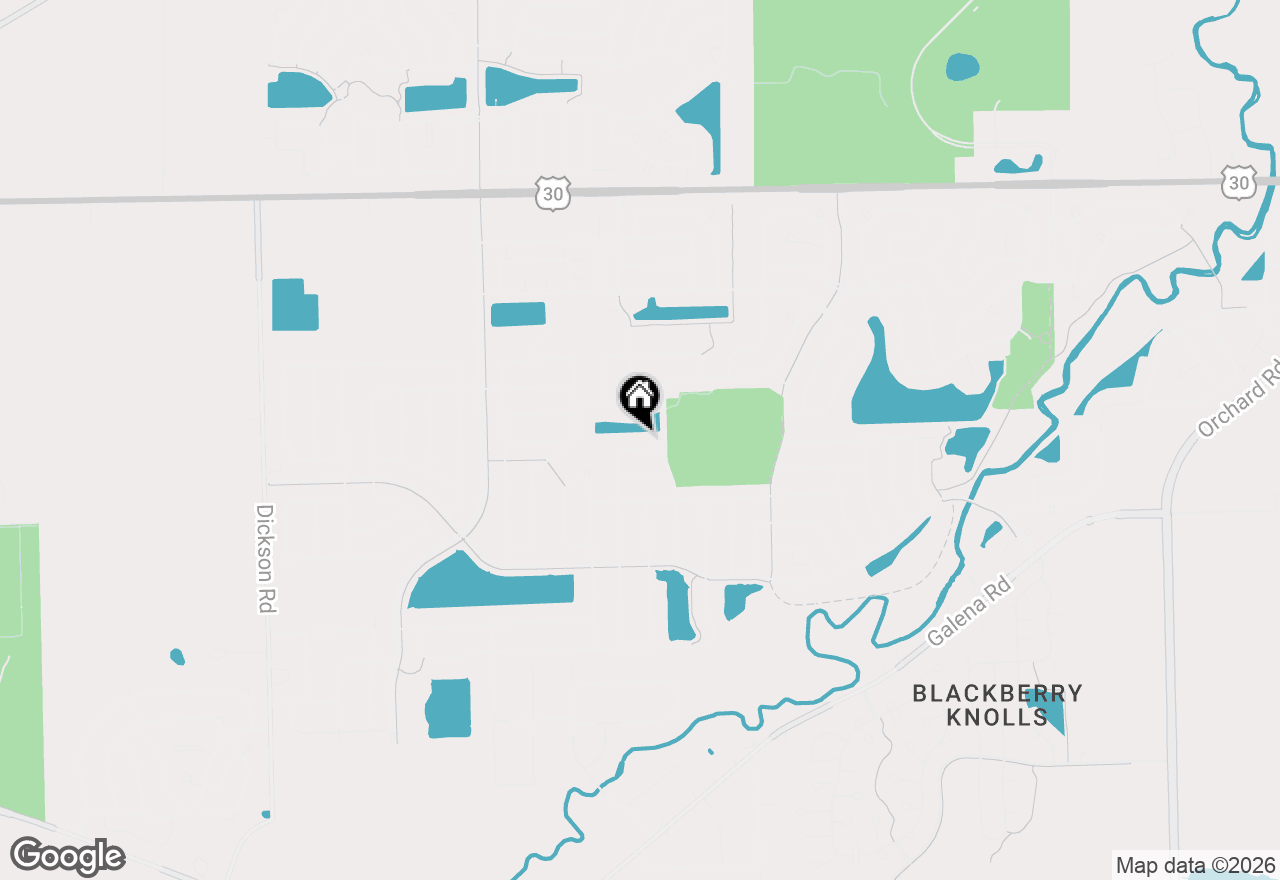 Map of 2914 Meadowview Lane, Montgomery, IL 60538