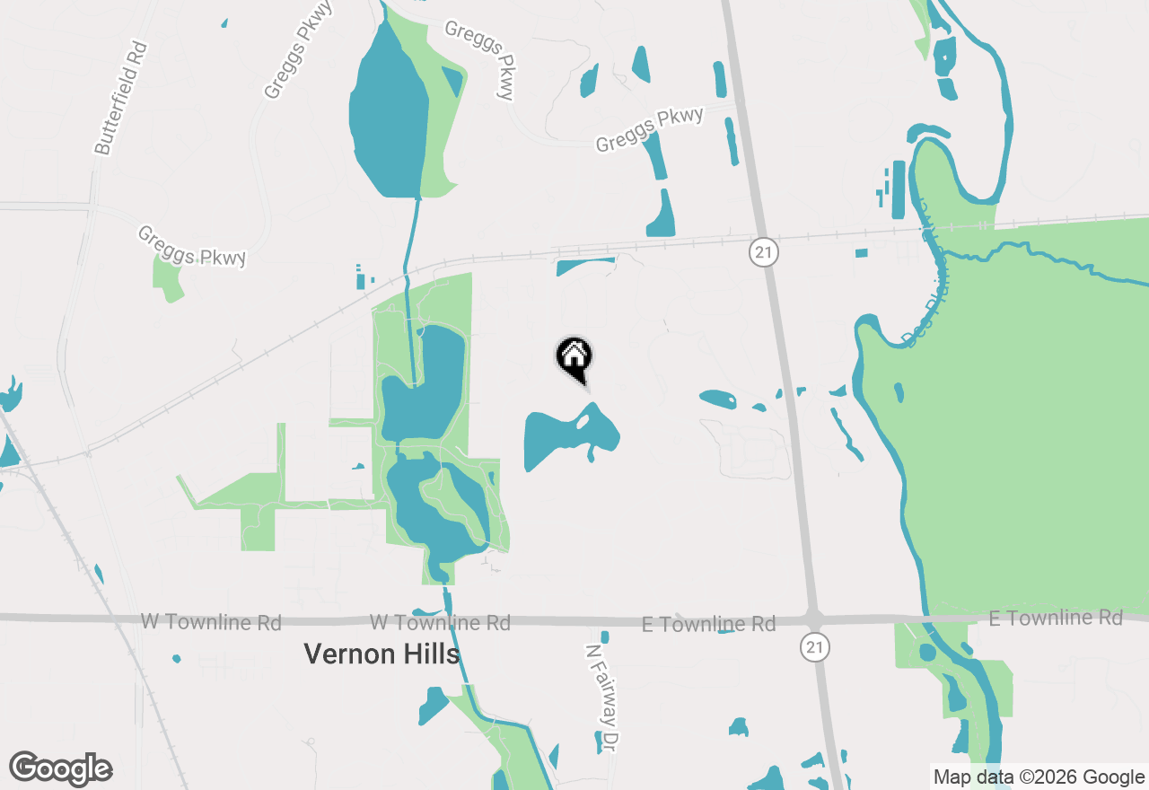 Map of 322 Bay Tree Circle, Vernon Hills, IL 60061