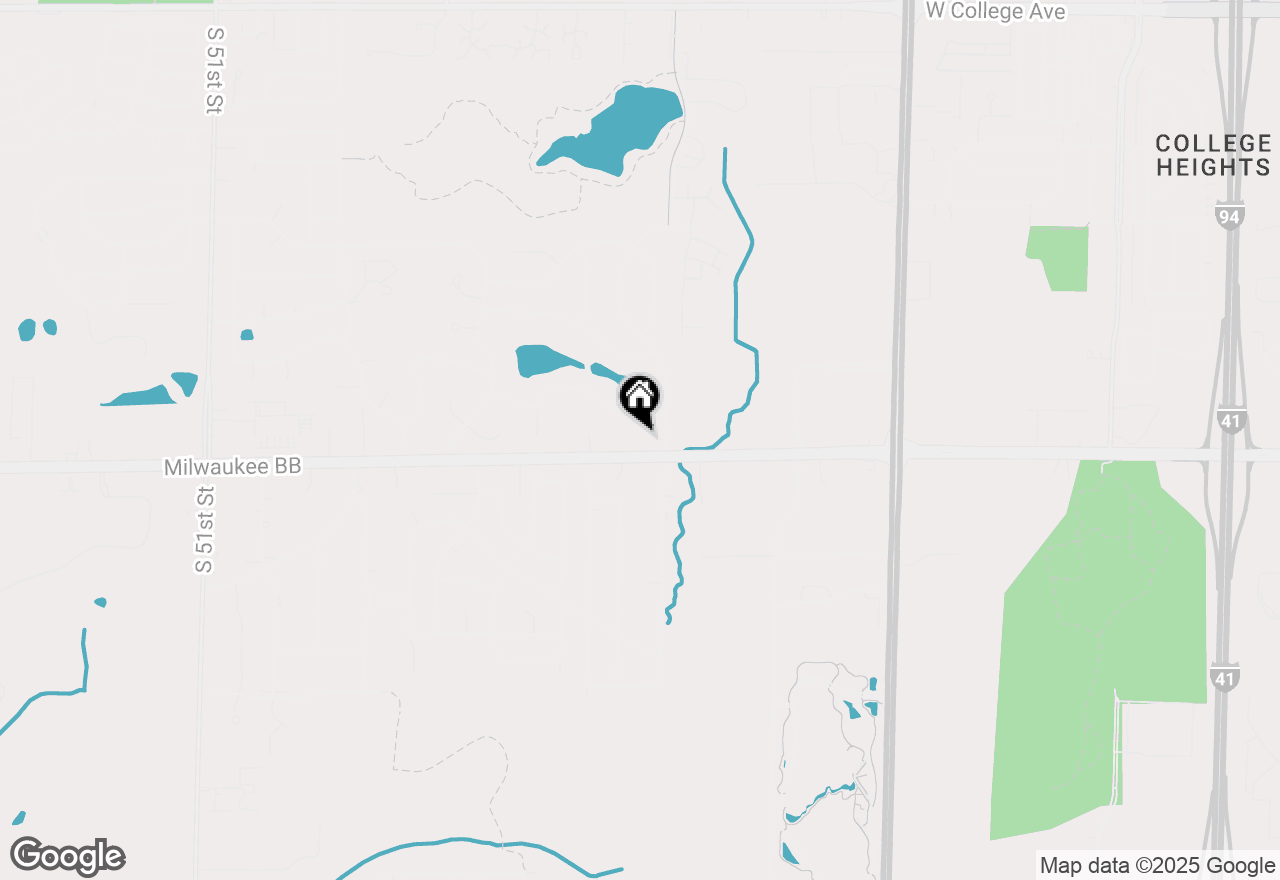 Map of 3552 W Rawson Ave, Franklin, WI 53132