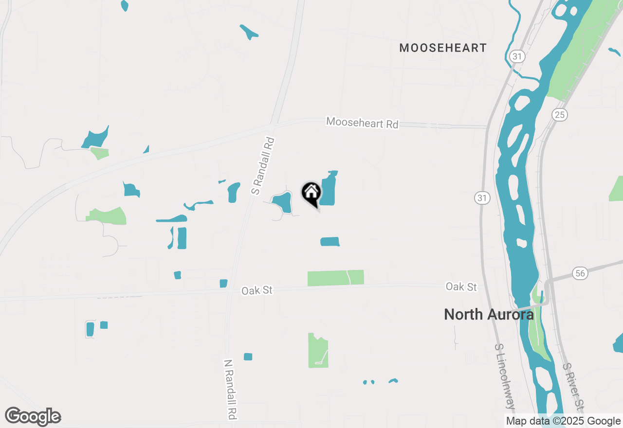 Map of 442 Mallard Point Drive, North Aurora, IL 60542