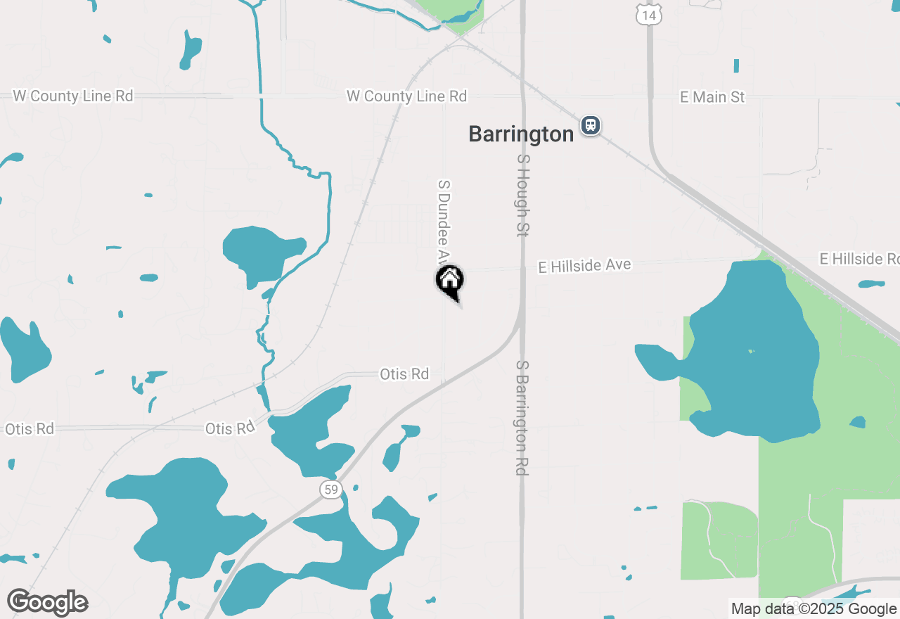 Map of 743 Dundee Avenue, Barrington, IL 60010